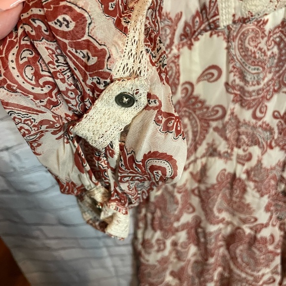 RARE!!Anthropologie Allaire Paisley Maxi Shirt Dress. NWOT - Picture 6 of 11